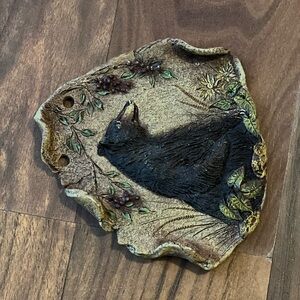 Rustic Black Bear Wall Art